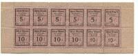 Niedersachsen 6x5 Pfg. 6x10 Pfg. Bremen,Johann Wiegers, -