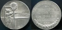 Kaiserreich Ag Medaille ~ Salzhausen / 50 Jahre Schützen Comp. von 1864 e.V. ~ -