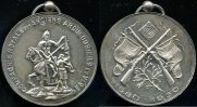 Belgien Medaille versilbert ~ Vise / Unternehmen der ehemaligen königlichen Musketiere 1580-1930 ~ -