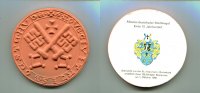 DDR/Buxtehude, Keramik-Medaille, Ältestes Buxtehuder Stadtsiegel, -