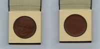 DDR/Bad Doberan, Keramik-Medaille, Ehm Welk 1884-1966, -