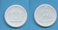 Deutsches Reich/Meissen, Porzellan-Medaille, Stadttheaterbaufond-Meissen, -