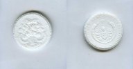 Deutschland/Grossenhain, Porzellan-Medaille, Jubiläum der Realschule Grossenhain 1875/1925, -