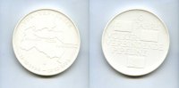 DDR/Heinersdorf, Porzellan Medaille, 10 Jahre Völkerverbindene Pipeline, -
