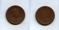 DDR/Heringsdorf, Porzellan-Medaille, Maxim Gorki Gedächtnisstätte, -