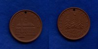 Auma, Porzellan-Medaille, 650 Jahrfeier 1331-1981, -