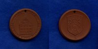 Dippoldiswalde, Porzellan-Medaille, 1218-1968 750 Jahrfeier, -
