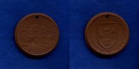 Strehla, Porzellan-Medaille, 1000 Jahrfeier, -