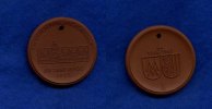 Leipzig, Porzellan-Medaille, 800 Jahre Leipzig 1165-1965, -