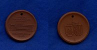 Leipzig, Porzellan-Medaille, 800 Jahre Leipzig 1165-1965, -