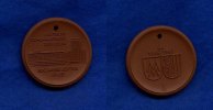 Leipzig, Porzellan-Medaille, 800 Jahre Leipzig 1165-1965, -