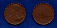 Meissen, Porzellan-Medaille, Johann Gregorius Höroldt 1696-1775, -