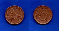 Marienthal, Porzellan-Medaille, Abtei St.Marienthal 1234-1984, -