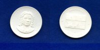 Eisenach, Porzellan-Medaille, Johann Sebastian Bach 1685-1750, -