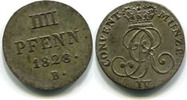 Hannover, 4 Pfennig Georg IV.1820-1830, -
