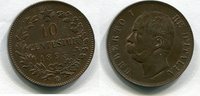 Italien 10 Centesimi ~ Umberto I. ~ -