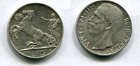 Italien 10 Lire ~ Vittorio Emanuele III. ~ -
