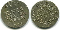 Mecklenburg-Strelitz, 1/6 Taler Adolf Friedrich IV.1752-1794, -