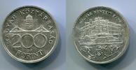 Ungarn 200 Forint ~ Bank & Brücke ~ -