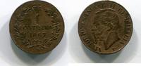 Italien 1 Centesimo ~ Vittorio Emanuele II. ~ -