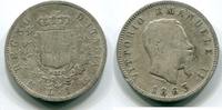 Italien 1 Lire ~ Vittorio Emanuele II. ~ -