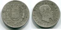 Italien 1 Lire ~ Vittorio Emanuele II. ~ -