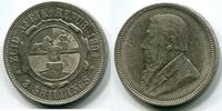 Südafrika 2 Shillings ~ Portrait von Kruger ~ -