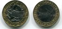 Italien 1000 Lire ~ mit alter Deutschlandkarte ~ -
