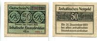 Sachsen-Anhalt 50 Pfg. Anhalt-Dessau, -