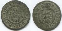 Dänemark 2 Skilling ~ Friedrich III. ~ -