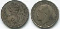 Großbritannien 3 Pence ~ Georg V. ~ -