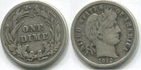USA 10 Cents ~ Liberty / Barber ~ -