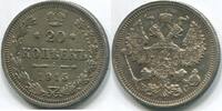 Russland ~ Nikolaus II. ~ 20 Kopeken 1915 ss-vz