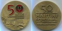 Portugal Messing Medaille ~ Bacardi - Martini ~ -