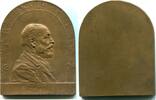 Österreich Bronze Plakette ~ Hlatky - Eisenbahningeneur ~ -