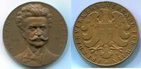 Österreich Medaille ~ Johann Strauss - zum 50. Todestag ~ -