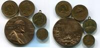 Deutsches Reich Lot Bronze Medaillen ~ Wilhelm I., Friedrich III. und Wilhelm II. ~ -