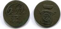 Mainz, 6 Pfennig Friedrich Karl Joseph Freiher v.Erfthal bb1774-1892,, -