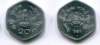 Indien 20 Paise ~ F.A.O. ~ -