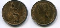 Großbritannien 1/2 Penny ~ sehr selten in der Erhaltung ~ -