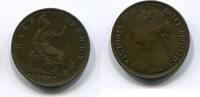 Großbritannien 1/2 Penny ~ Victoria ~ -