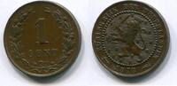 Niederlande 1 Cent ~ Wilhelm III. ~ -