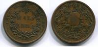 Britisch Ost Indien 1/2 Anna ~ East India Company ~ -