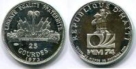 Haiti 25 Gourdes ~ WM 1974 ~ -