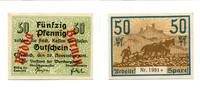 Thüringen 50 Pfg. Eisenach, -