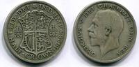 Großbritannien 1/2 Crown ~ Georg V. ~ -