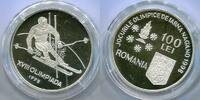 Rumänien 100 Lei ~ Olympiade ~ -
