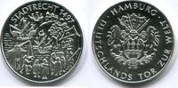 Deutschland Ag Medaille ~ Hamburg - Stadtrecht 1497 ~ -