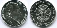 Deutschland Ag Medaille ~ Hamburg - Carl von Ossietzky 1889-1938 ~ -