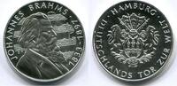 Deutschland Ag Medaille ~ Johannes Brahms 1833-1897 ~ -